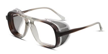 Pentax F6000 w/Breeze Catchers Gray/Clear/Brown glasses - Gray / Clear / Brown - Angle View