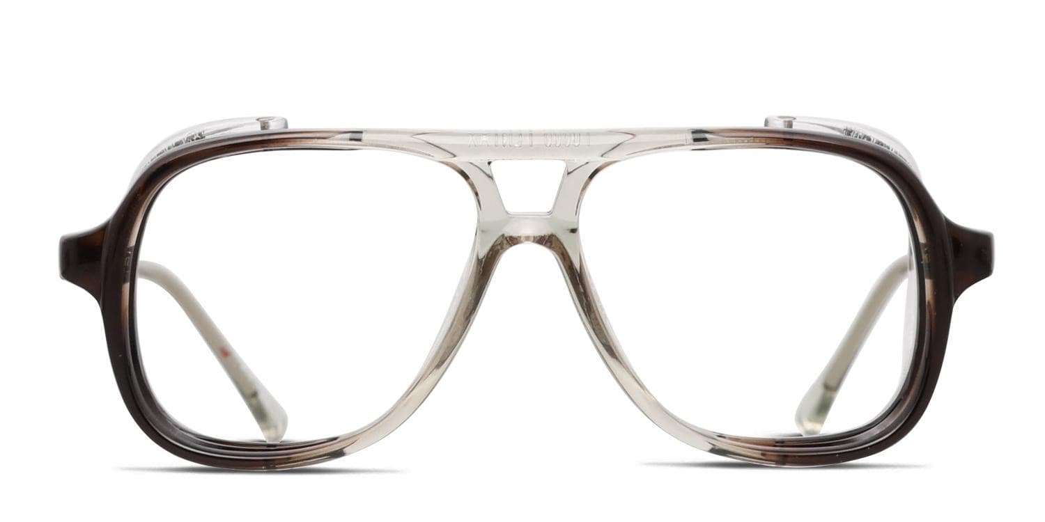 Pentax F6000 w/Breeze Catchers Gray/Clear/Brown Eyeglasses