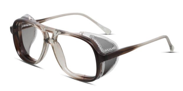 Pentax F6000 w/Breeze Catchers Gray/Clear/Brown Eyeglasses