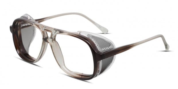 Pentax F6000 w/Breeze Catchers Gray/Clear/Brown Eyeglasses