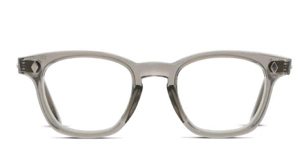 Pentax F9800 Gray/Clear Eyeglasses | Includes FREE Rx Lenses