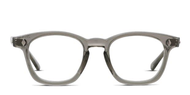 Pentax F9800 Gray/Clear Eyeglasses | Includes FREE Rx Lenses