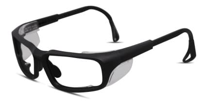 Pentax ZT100 Black glasses - Black - Angle View