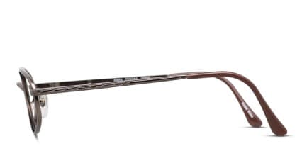 Pentax Alpha Gunmetal, Brown glasses - Gunmetal / Brown - Side View