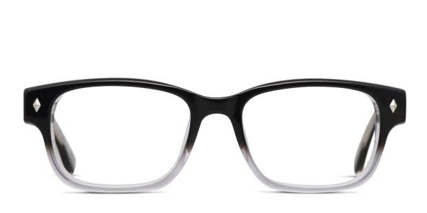 Pentax Classic 3 Black/Clear Eyeglasses | Includes FREE Rx Lenses