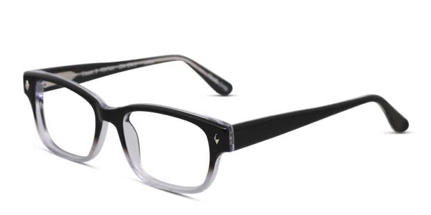 Pentax Classic 3 Black/Clear Eyeglasses | Includes FREE Rx Lenses