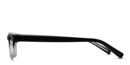 Pentax D490 Black, Clear glasses - Black / Clear - Side View