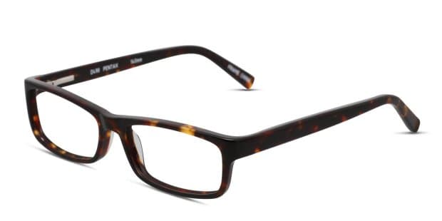 Pentax D490 Brown/Tortoise Eyeglasses | Includes FREE Rx Lenses