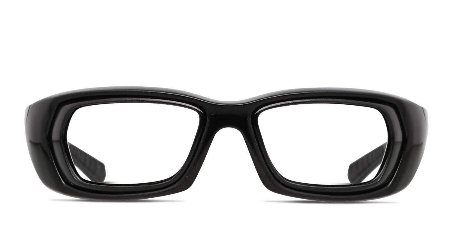 Pentax V1000 Shiny Black glasses - Shiny Black - Frontal View