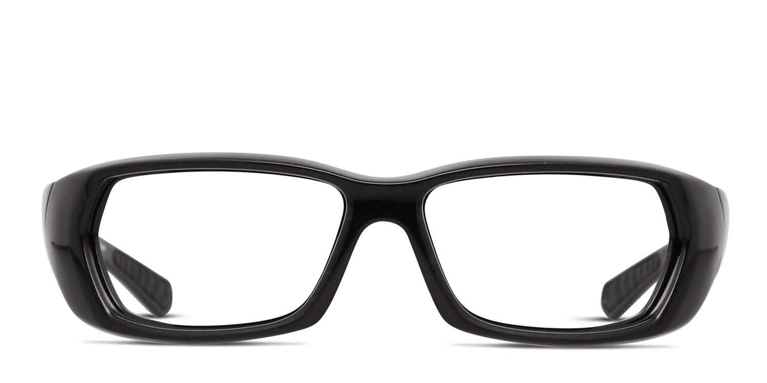 Pentax V1000 Shiny Black glasses - Shiny Black - Frontal View
