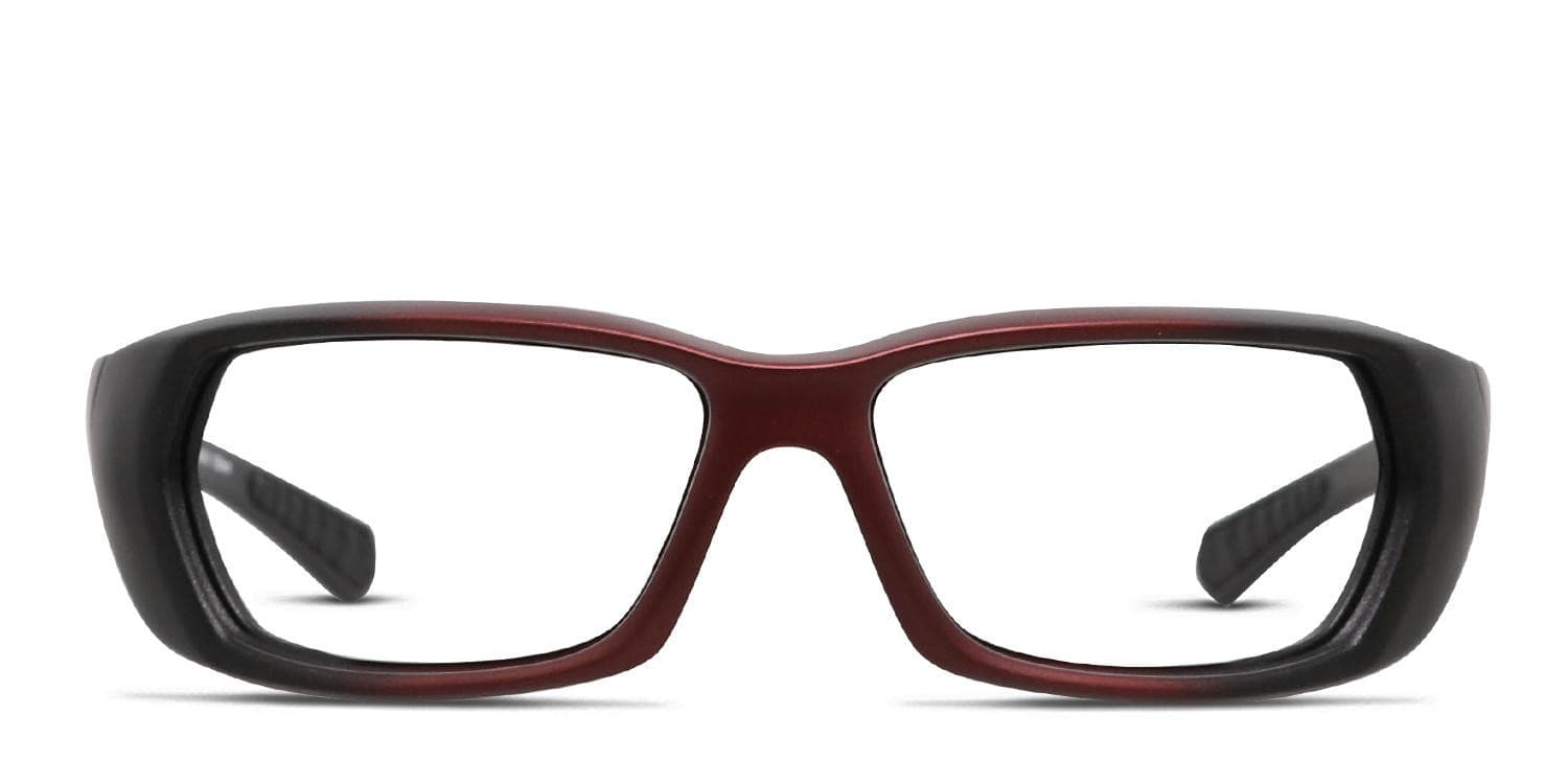 Pentax V1000 Red/Black Eyeglasses | Includes FREE Rx Lenses