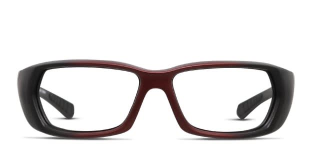 Pentax V1000 Red/Black Eyeglasses | Includes FREE Rx Lenses