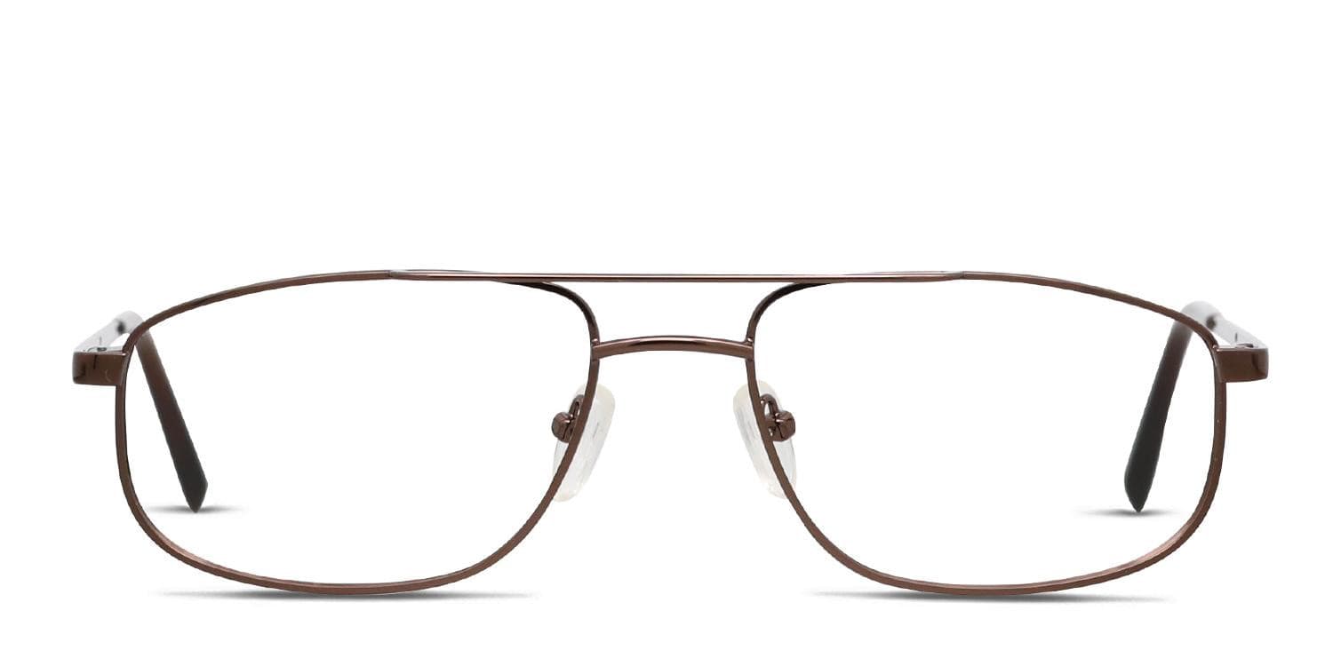 Pentax DP610 Brown Eyeglasses | Includes FREE Rx Lenses