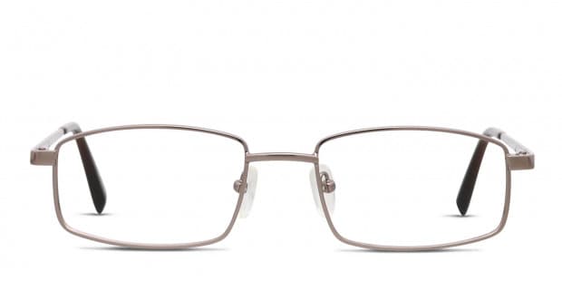 Pentax DP620 Gunmetal/Brown Eyeglasses | Includes FREE Rx Lenses