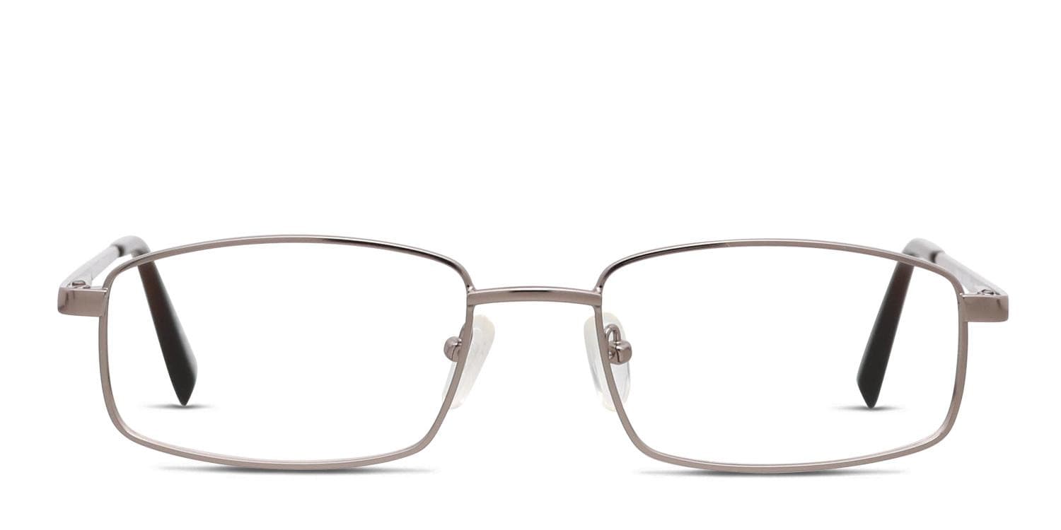 Pentax DP620 Gunmetal/Brown Eyeglasses | Includes FREE Rx Lenses