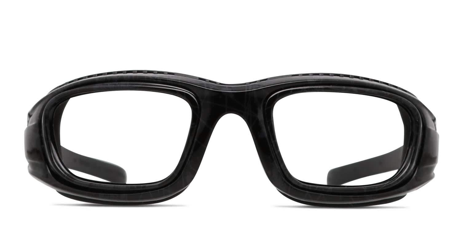 PENTAX珀6SafetyアメリカンオプティカルAMERICANOPTICAL Pentax ZT45-6 Shiny Black Eyeglasses | Includes FREE Rx Lenses