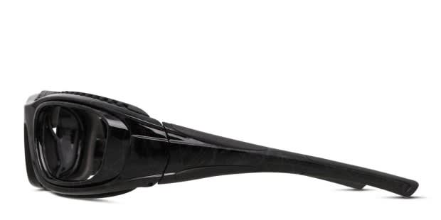 Pentax ZT45-6 Shiny Black Eyeglasses | Includes FREE Rx Lenses