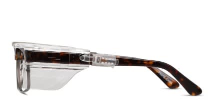 Pentax Classic 4 Brown, Tortoise, Gunmetal glasses - Brown / Tortoise / Gunmetal - Side View