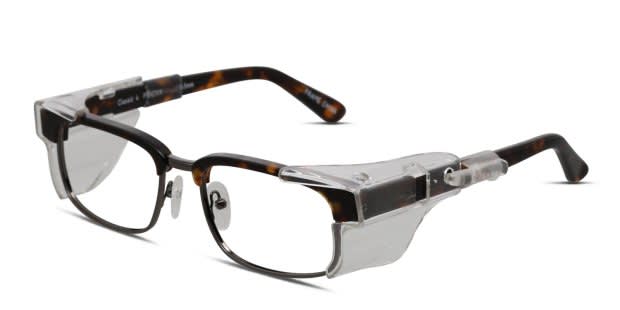 Pentax Classic 4 Brown/Tortoise/Gunmetal Eyeglasses | Includes