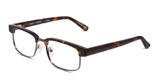 Pentax Classic 4 Brown/Tortoise/Gunmetal Eyeglasses | Includes