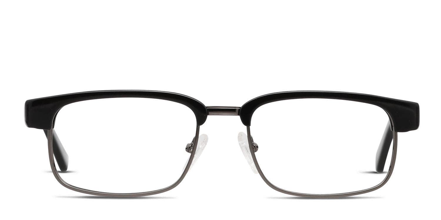 Pentax Classic 4 Shiny Black/Gunmetal Eyeglasses | Includes FREE