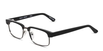 Pentax Classic 4 Shiny Black, Gunmetal glasses - Shiny Black / Gunmetal - Angle View