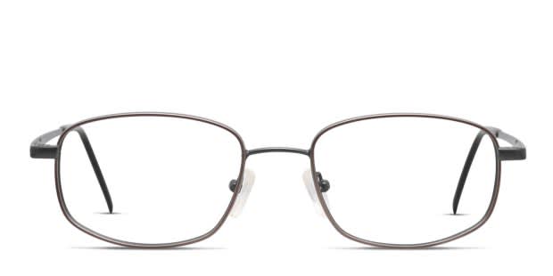 Pentax Steel 400 Brown/Gunmetal Eyeglasses | Includes FREE Rx Lenses