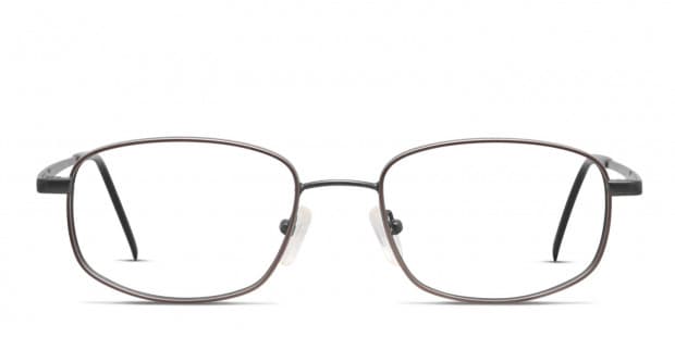 Pentax Steel 400 Brown/Gunmetal Eyeglasses | Includes FREE Rx Lenses
