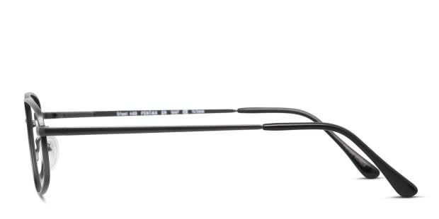 Pentax Steel 400 Brown/Gunmetal Eyeglasses | Includes FREE Rx Lenses