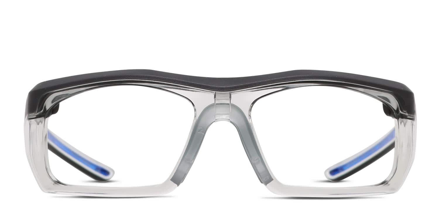 Pentax ZT500 Clear/Black/Blue Eyeglasses | Includes FREE Rx