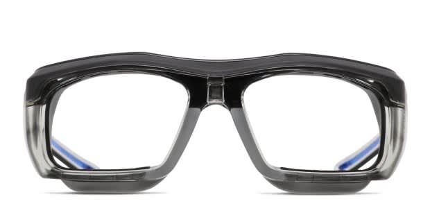 Pentax ZT500G Clear/Black/Blue Eyeglasses | Includes FREE Rx Lenses