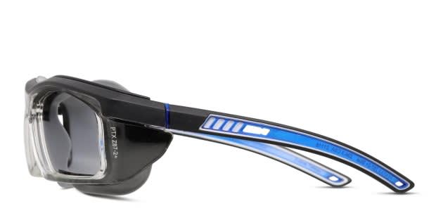 Pentax ZT500G Clear/Black/Blue Eyeglasses | Includes FREE Rx Lenses