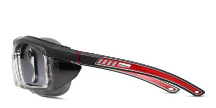 Pentax ZT500G Clear, Black, Red glasses - Clear / Black / Red - Side View
