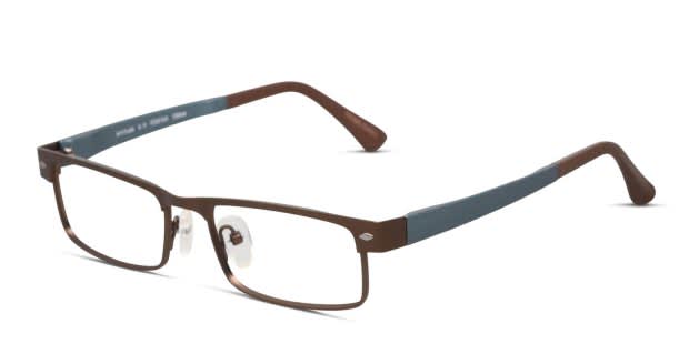 Pentax Attitude 6 Brown Eyeglasses | Includes FREE Rx Lenses