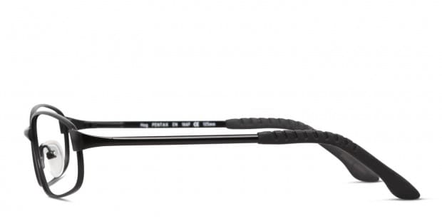 Pentax Hog Black Eyeglasses | Includes FREE Rx Lenses