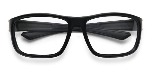 ArmouRx 6018 Matte Black Prescription Eyeglasses