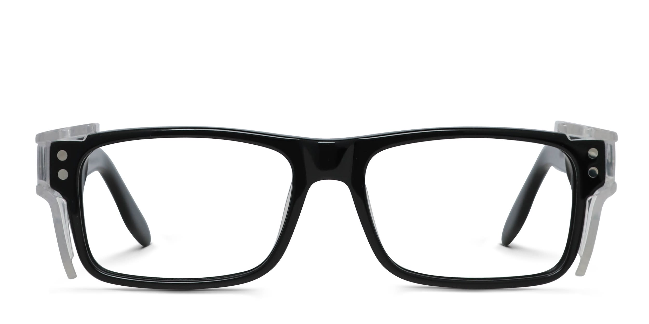 ArmouRx 7001P Shiny Black glasses - Shiny Black - Frontal View