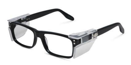 ArmouRx 7001P Shiny Black glasses - Shiny Black - Angle View