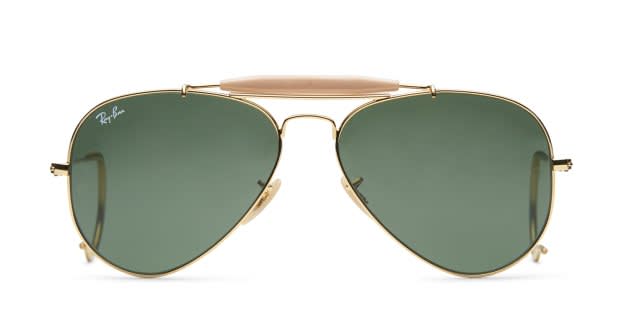 Ray-Ban RB3030 Outdoorsman I Gold Prescription Sunglasses - 50