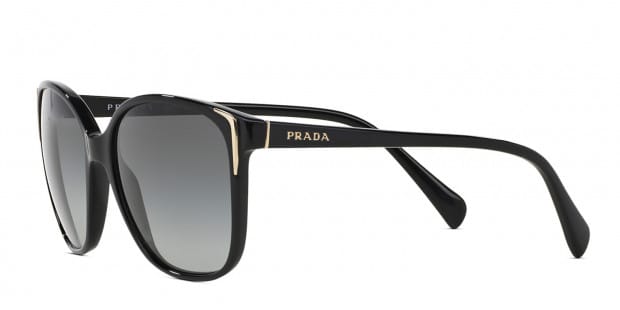 Prada pr 01os polarized black clearance