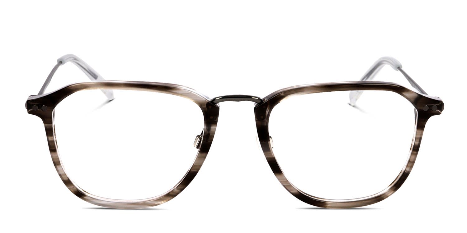 Levi's LV5011 Gray, Brown glasses - Gray / Brown - Frontal View