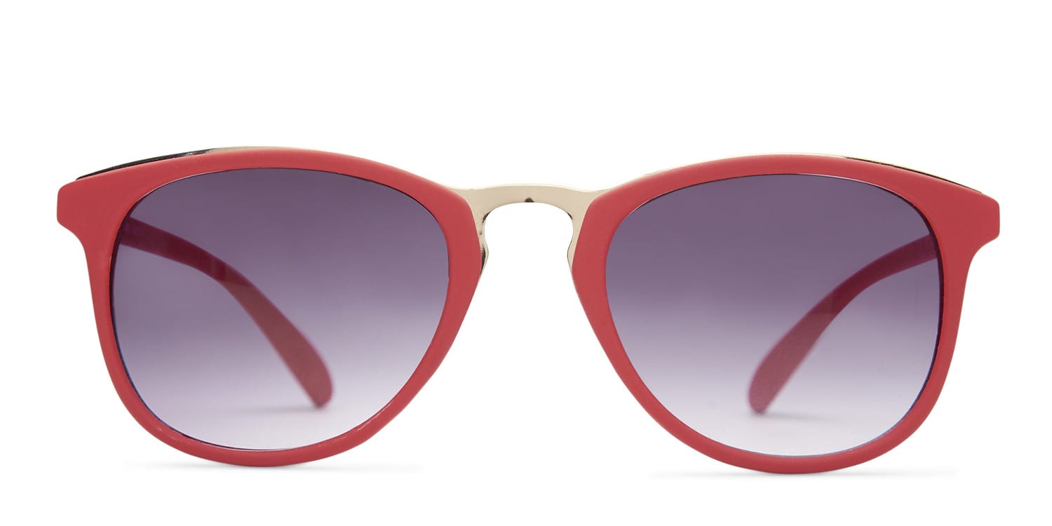 Ray Franny Red glasses - Red - Frontal View