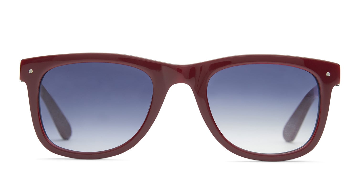 Ray Tylse Red w/Gray glasses - Gray / Red - Frontal View