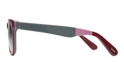 Ray Tylse Red w/Gray glasses - Gray / Red - Side View