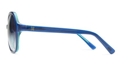 Ray Khloe Blue NA glasses - Blue - Side View