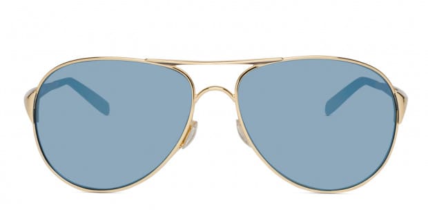 Oakley Caveat Gold w Blue Prescription Sunglasses