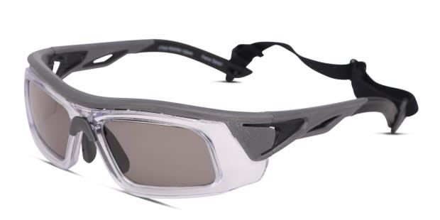 Pentax ZT400 Gray, Clear Prescription Sunglasses - 50% Off Lenses