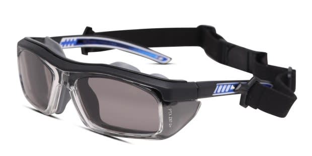 Pentax ZT500G Clear, Black, Blue Prescription Sunglasses - 50% Off