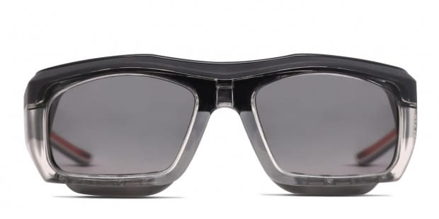 Pentax ZT500G Clear, Black, Red Prescription Sunglasses - 50% Off Lenses