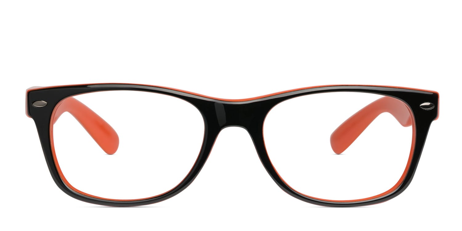 Revel Palmdale Black w/Orange glasses - Black / Orange - Frontal View
